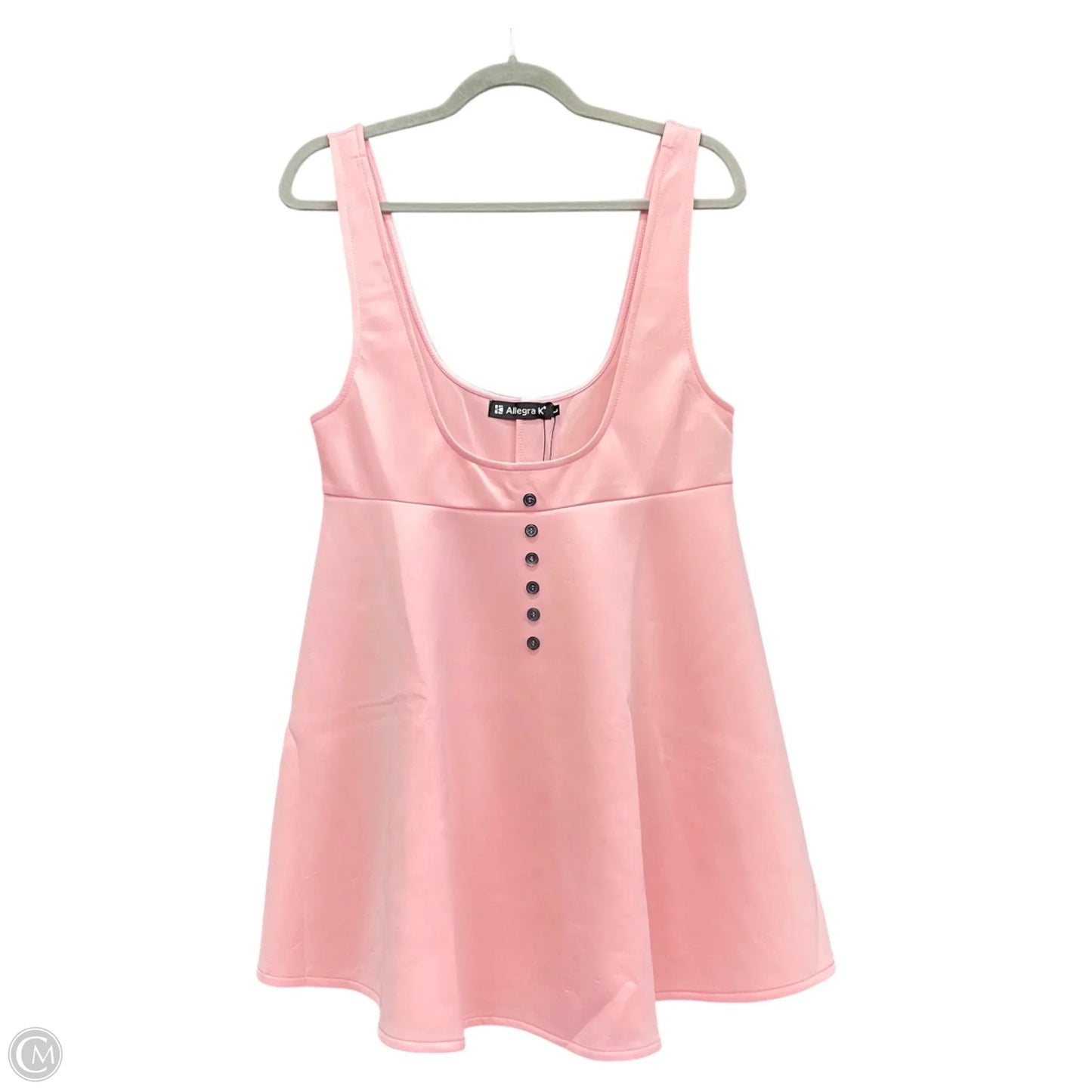 Top Sleeveless By Allegra K In Pink, Size: L