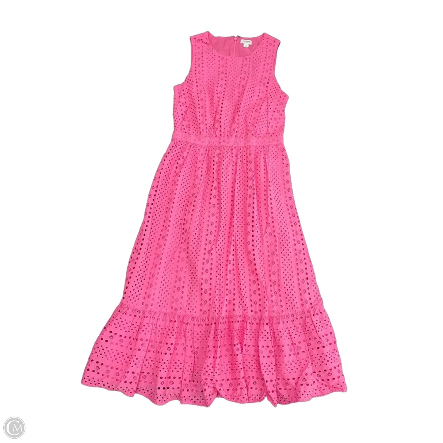 Dress Casual Midi By J. Crew In Pink, Size: 0