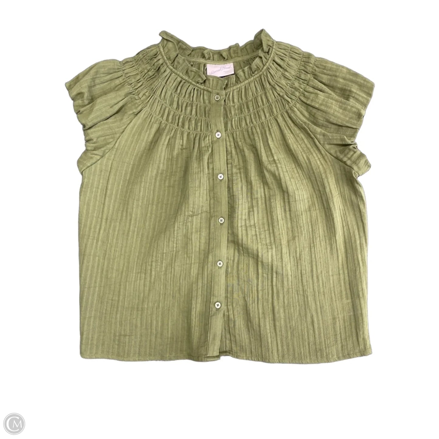 Top Short Sleeve By Universal Thread In Green, Size: Xs