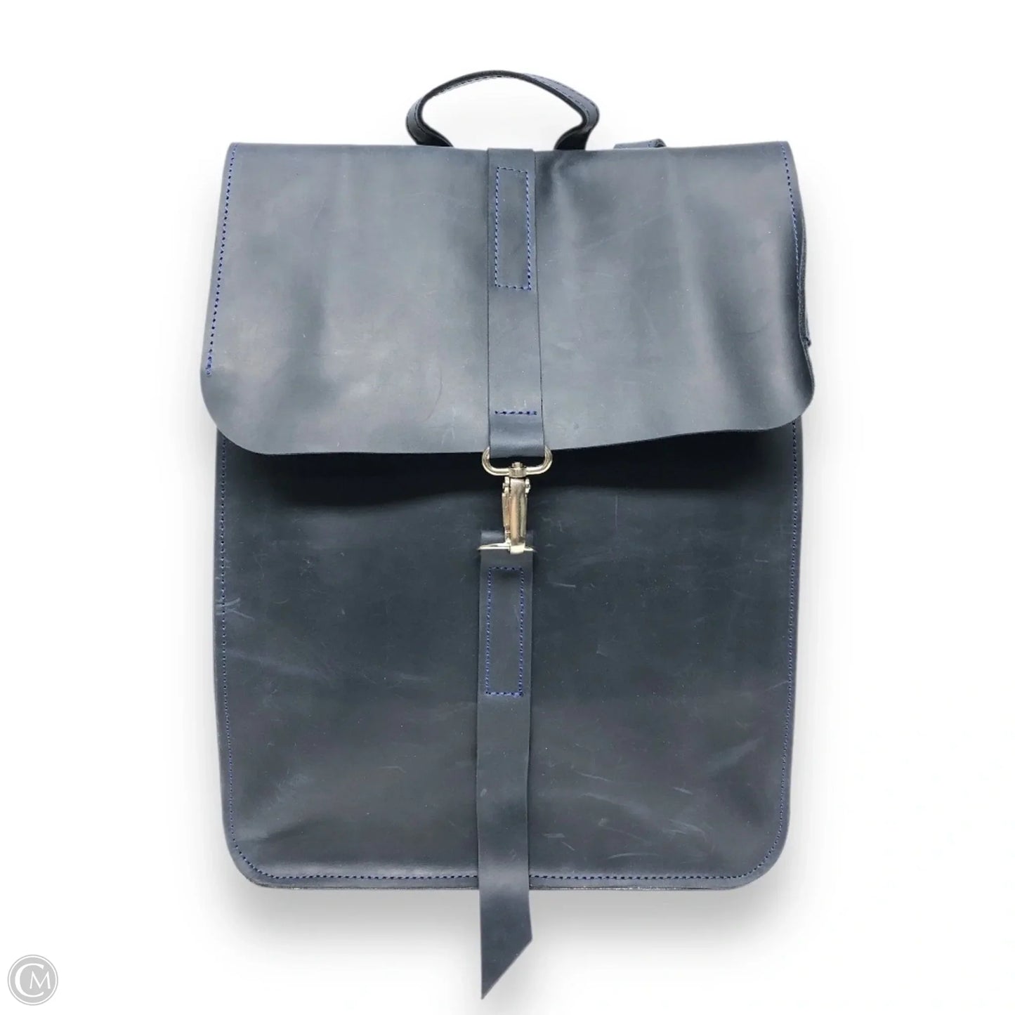 Backpack Leather By Clothes Mentor, Size: Medium