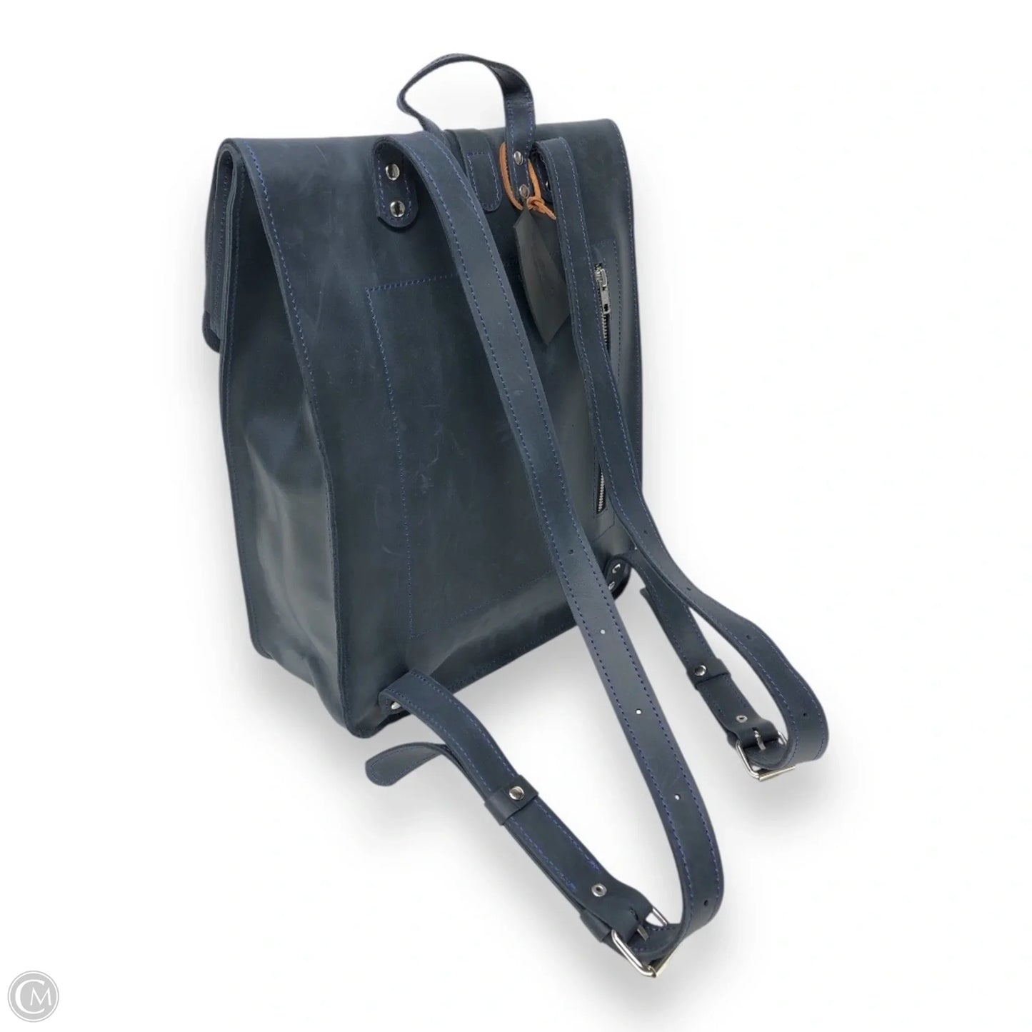 Backpack Leather By Clothes Mentor, Size: Medium