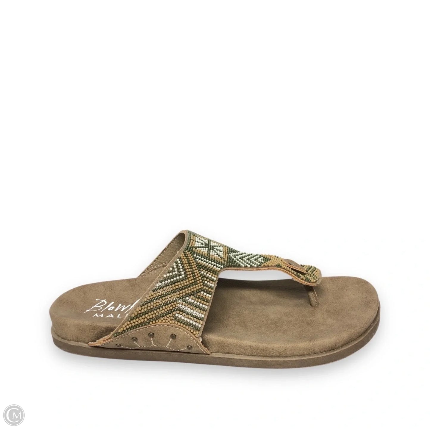 Sandals Flats By Blowfish In Brown & Green, Size: 10