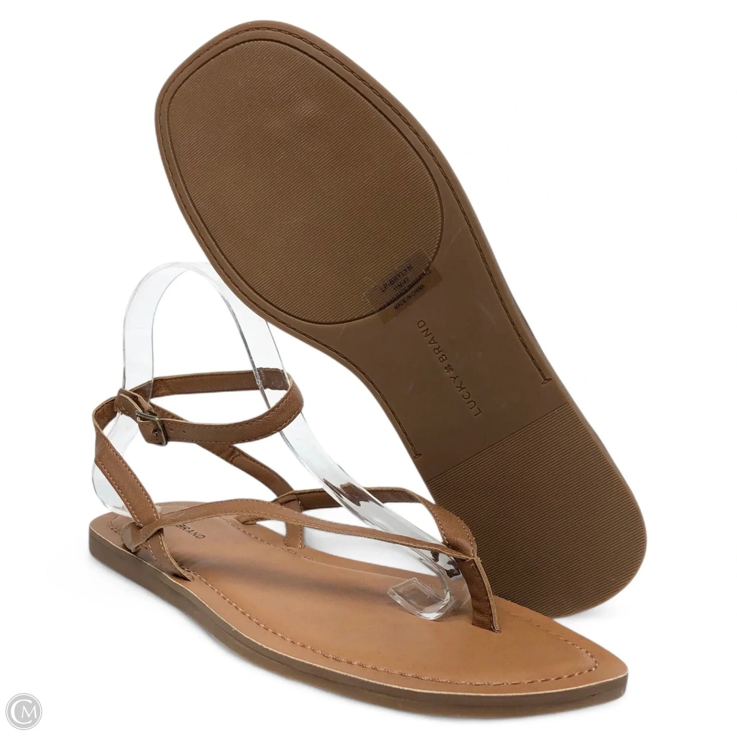 Sandals Flats By Lucky Brand In Brown, Size: 11