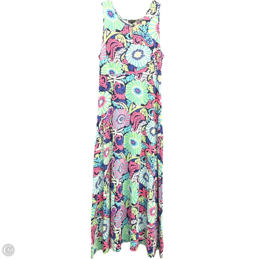 Dress Casual Maxi By Talbots In Multi-colored, Size: M