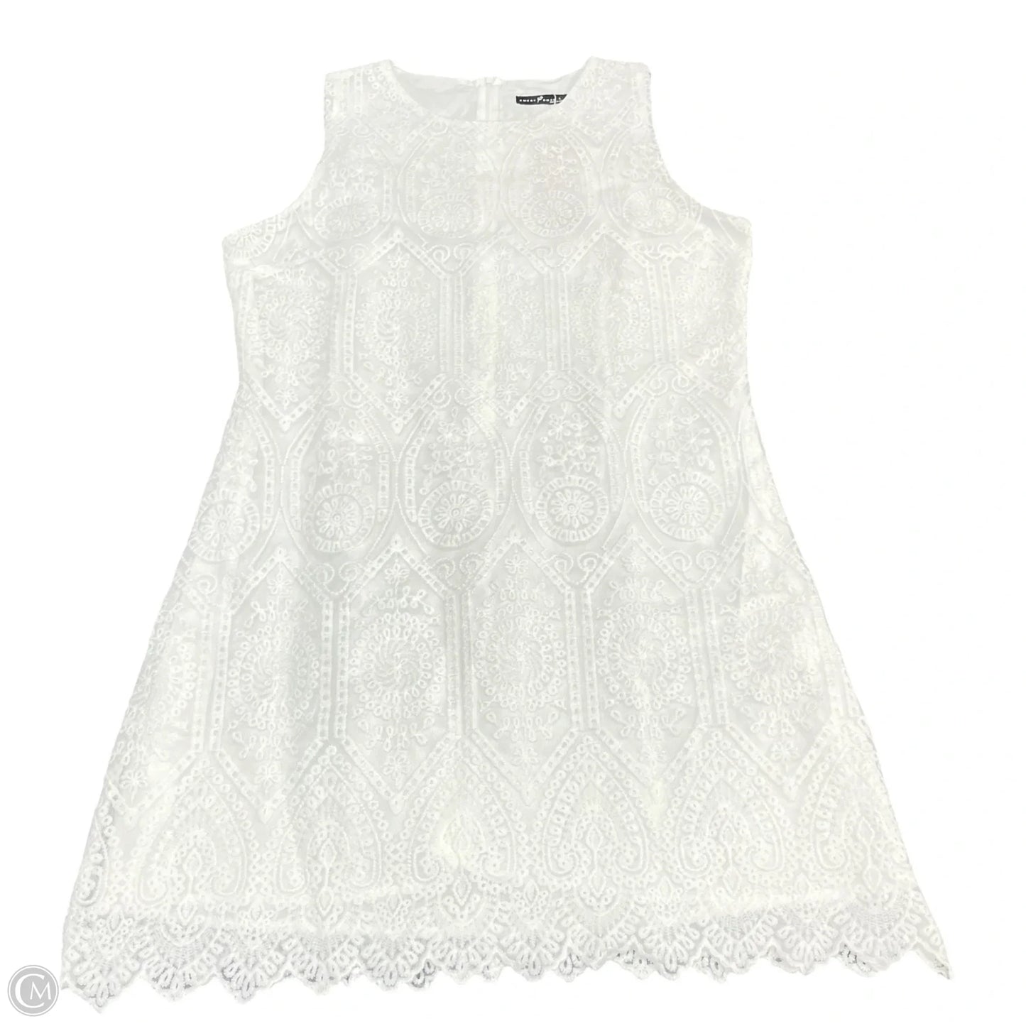 Dress Casual Short By Emery Rose In White, Size: L