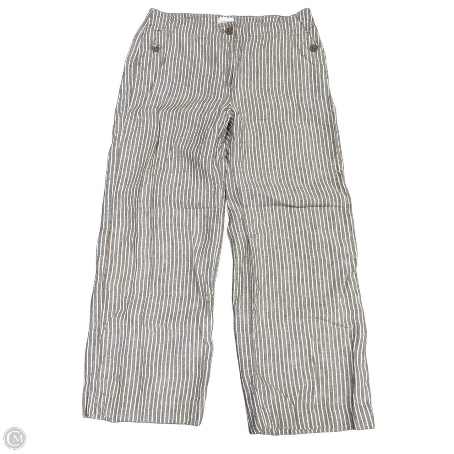 Pants Linen By Chicos In Brown, Size: M