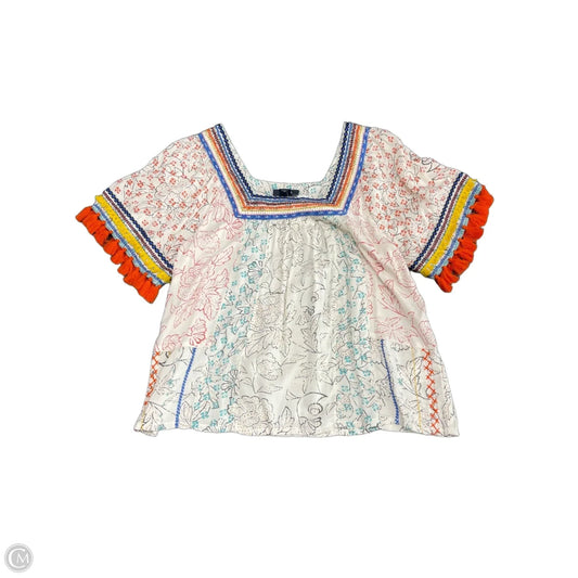Top Short Sleeve By Maeve In Cream, Size: Xs