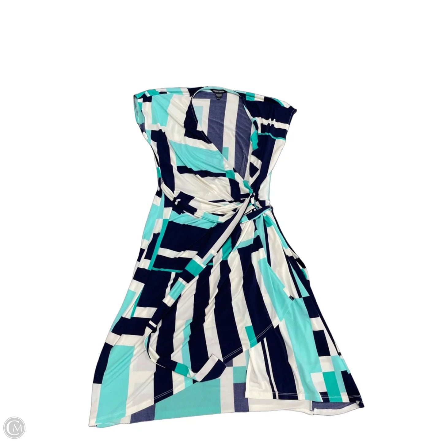Dress Casual Midi By Maggy London In Blue, Size: 8