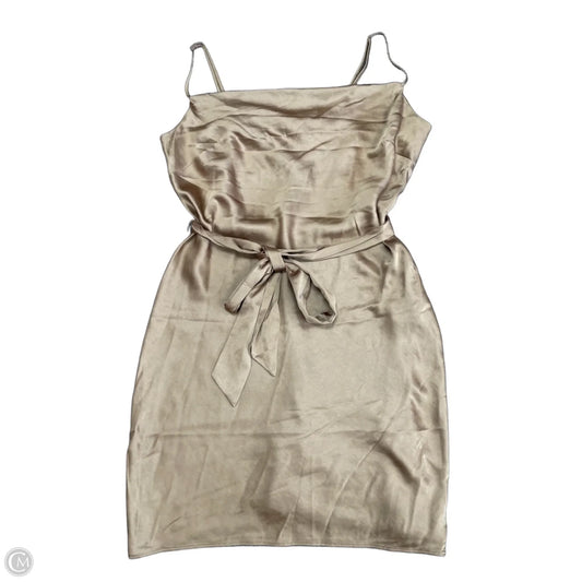 Dress Casual Short By Express In Bronze, Size: L