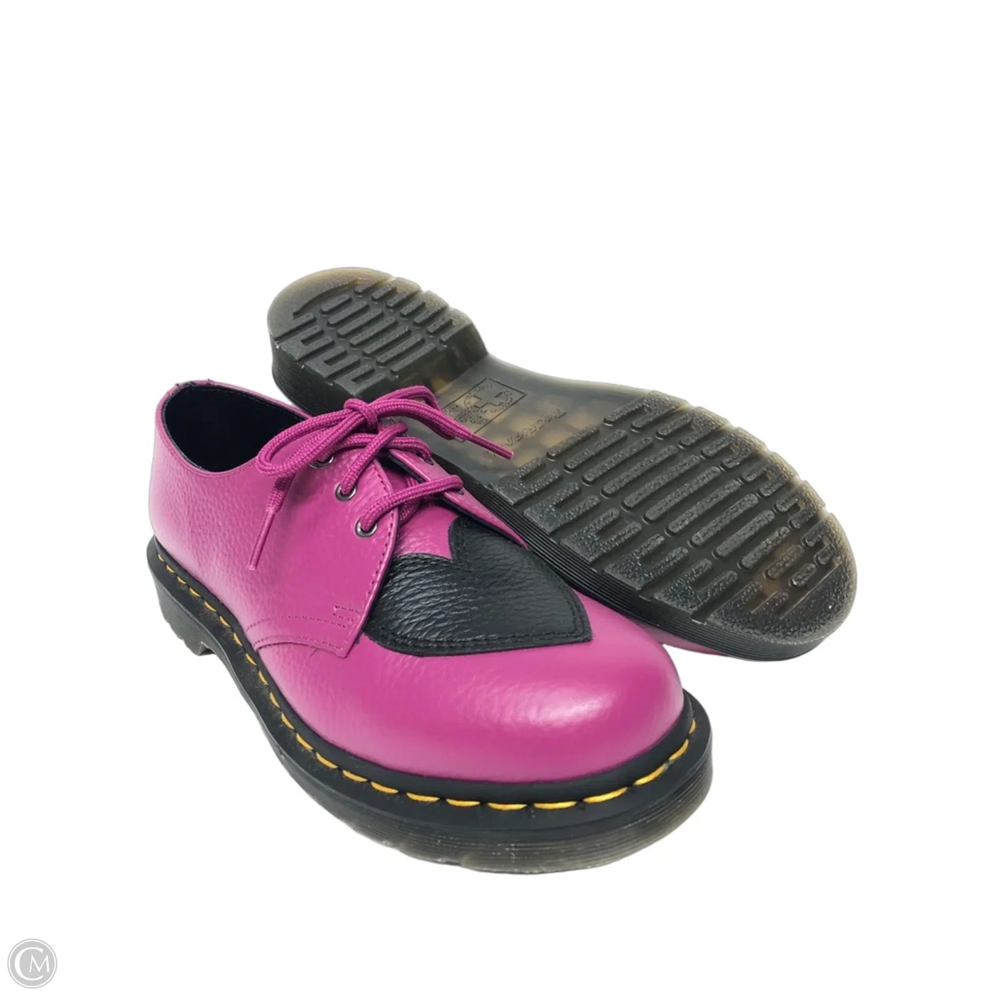 Shoes Heels Platform By Dr Martens In Purple, Size: 8