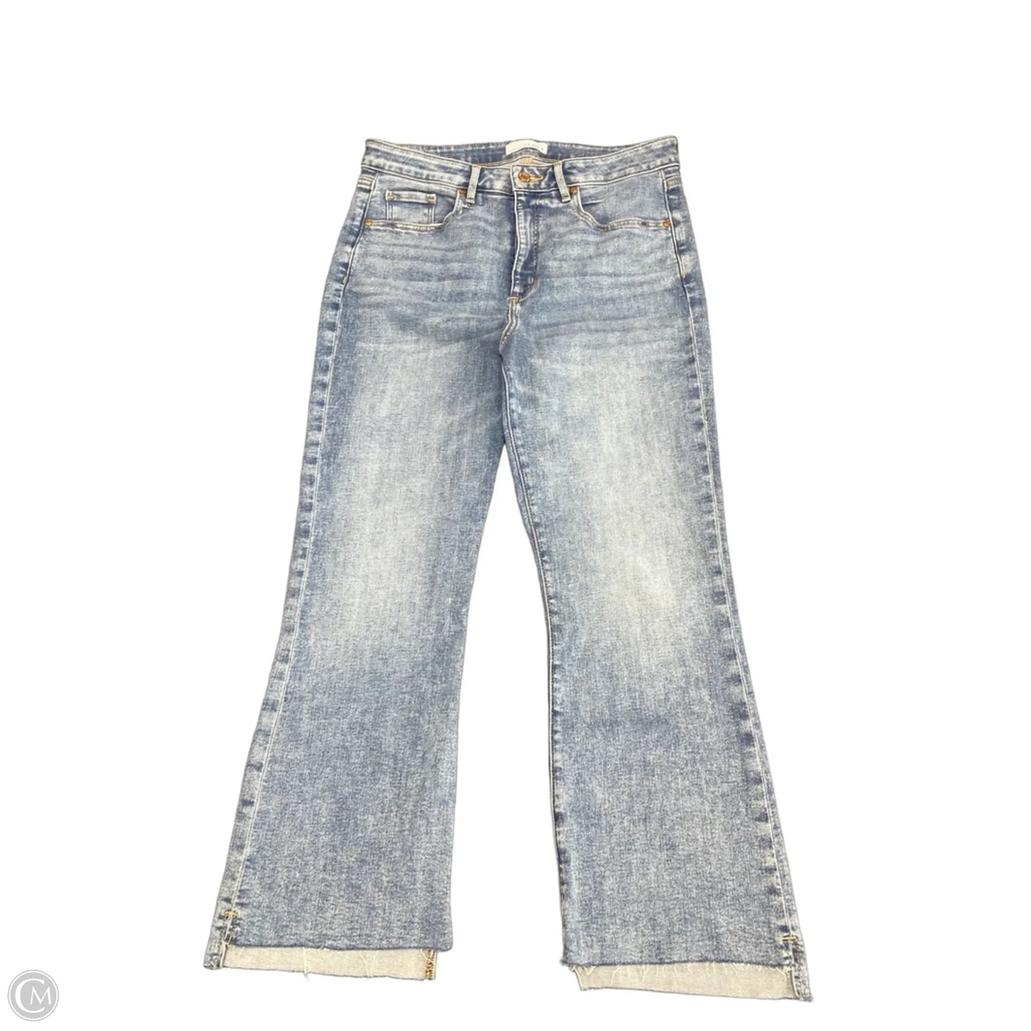 Jeans Cropped By Loft In Blue, Size: 12