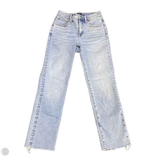 Jeans Straight By J. Crew In Blue, Size: 0