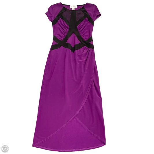 Dress Casual Midi By Joseph Ribkoff In Purple, Size: 4
