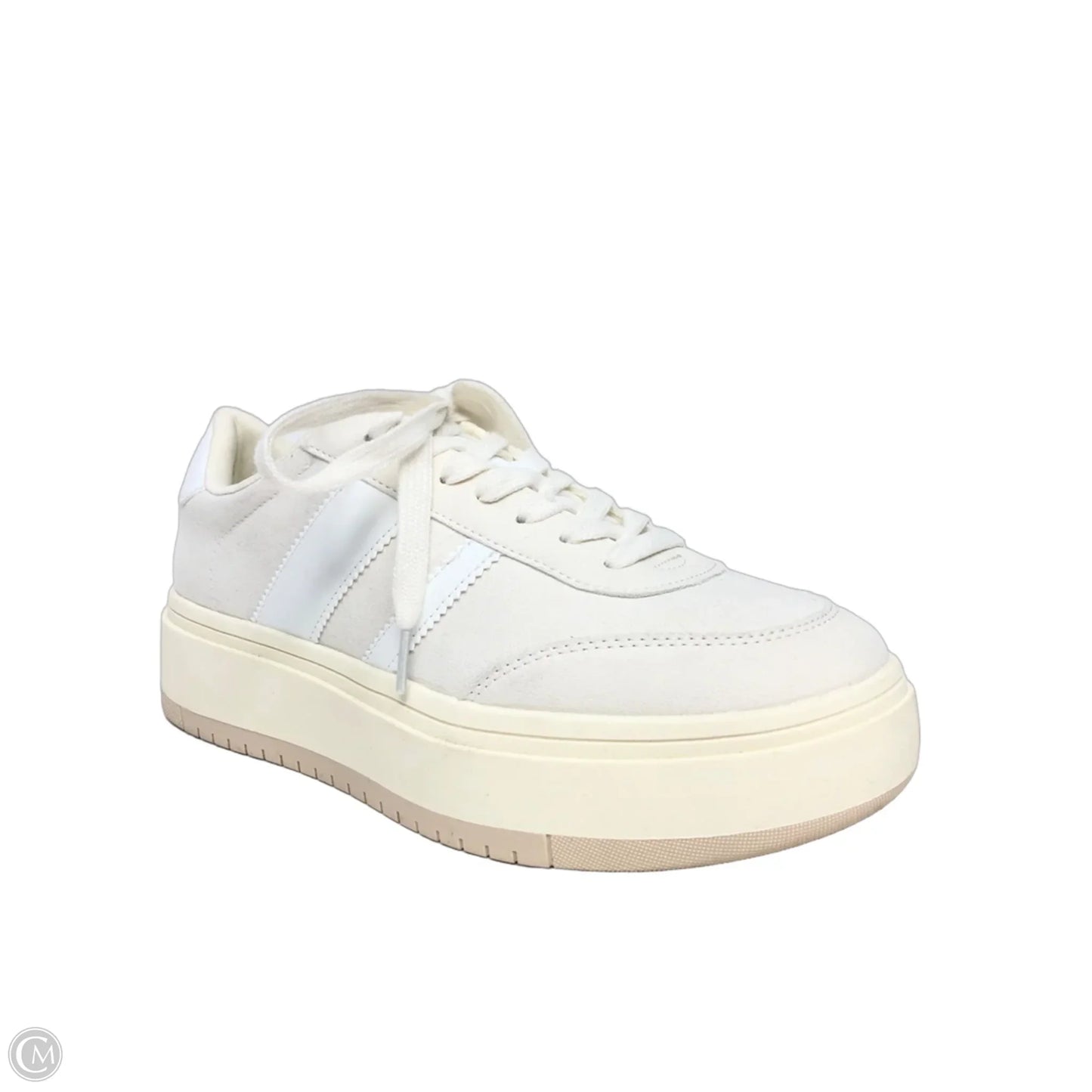 Shoes Sneakers Platform By Clothes Mentor In Cream, Size: 9