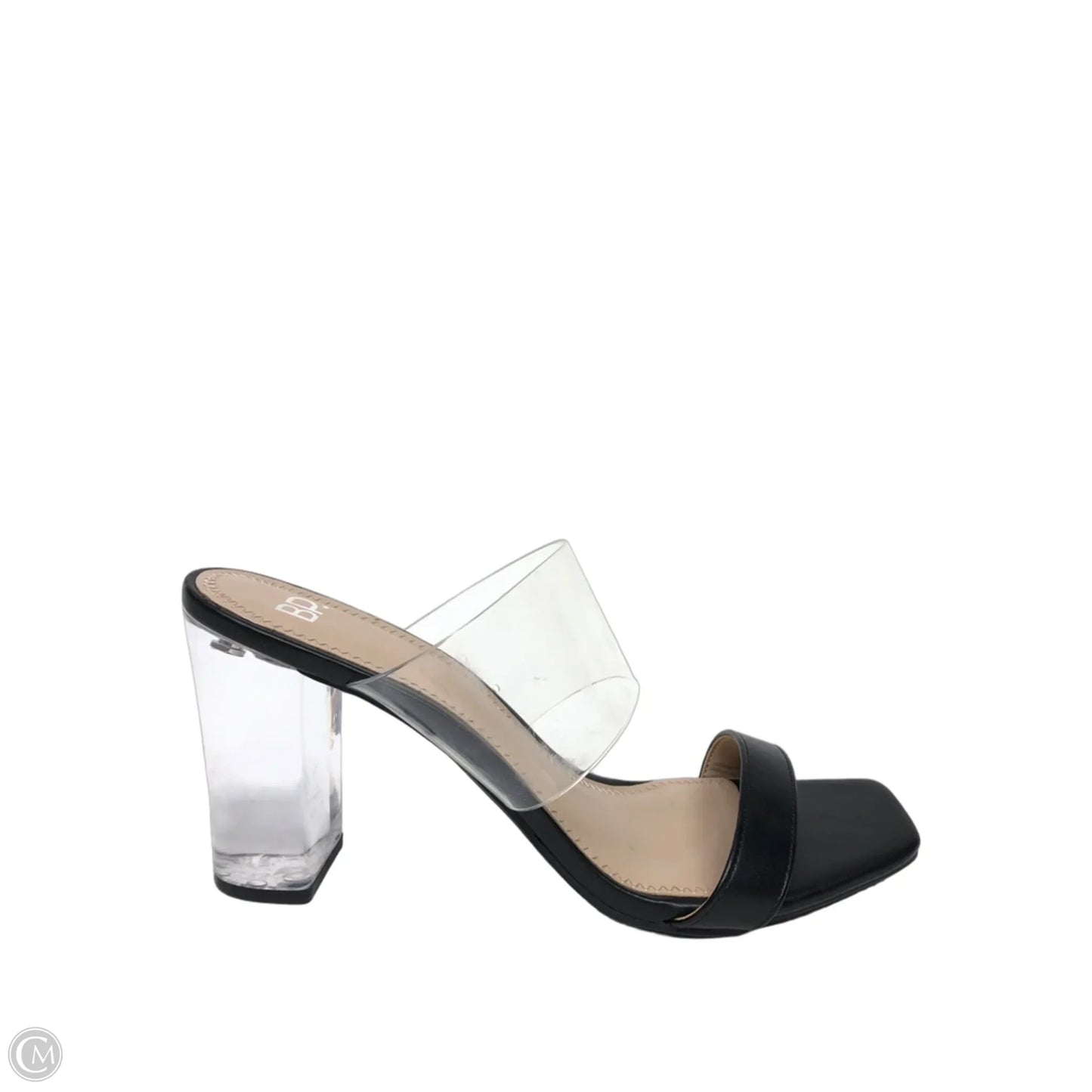 Sandals Heels Block By Bp In Black, Size: 8.5