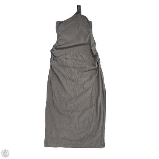 Dress Casual Midi By Heartloom In Grey, Size: L