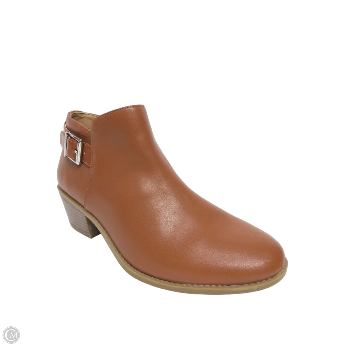 Boots Ankle Heels By Vionic In Brown, Size: 7