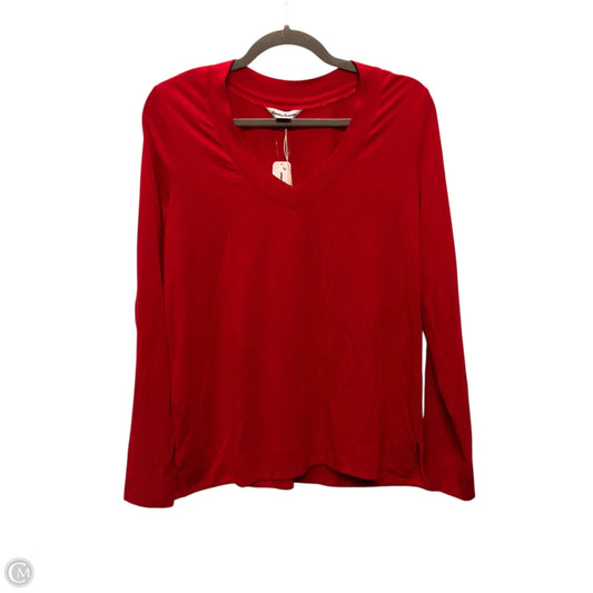 Top Long Sleeve By Tommy Bahama In Red, Size: S