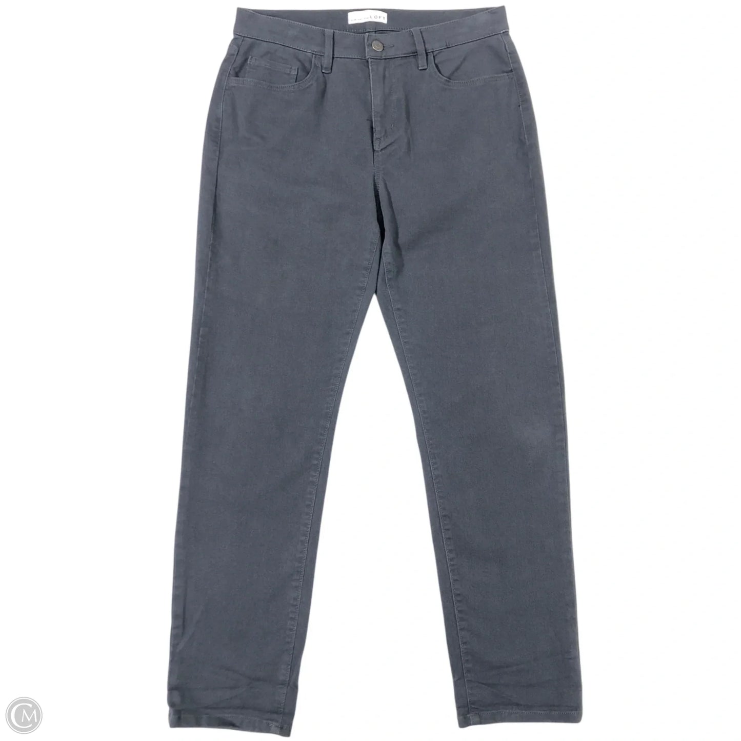 Jeans Straight By Loft In Grey, Size: 4