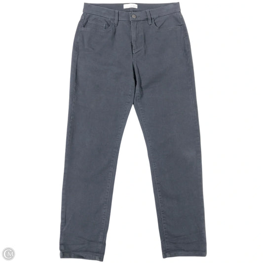 Jeans Straight By Loft In Grey, Size: 4