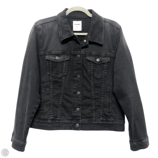 Jacket Denim By Sonoma In Black, Size: Xlp