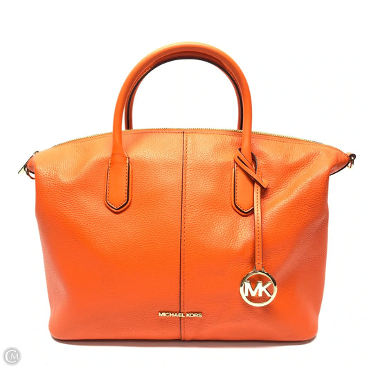 Handbag Leather By Michael By Michael Kors, Size: Large