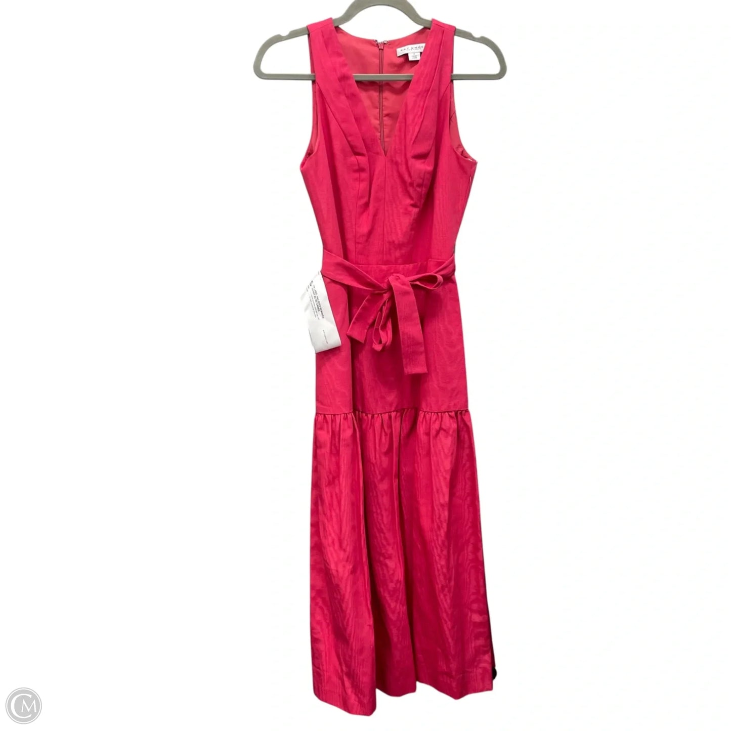 Dress Casual Midi By Kay Unger In Pink, Size: 2