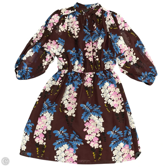 Dress Casual Midi By Ann Taylor In Maroon, Size: S