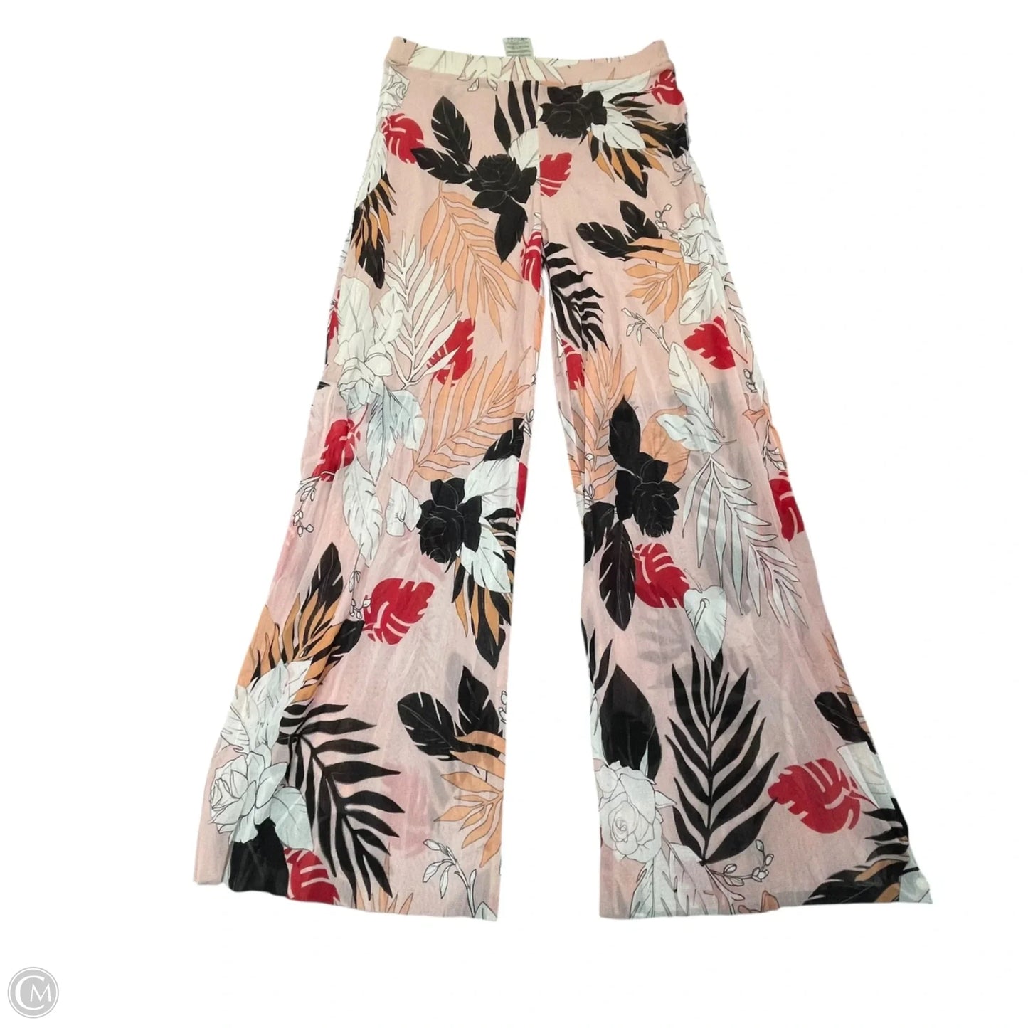 Pants Wide Leg By Fuzzi In Pink, Size: L