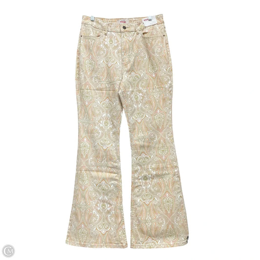 Jeans Flared By Wrangler In Beige, Size: 10