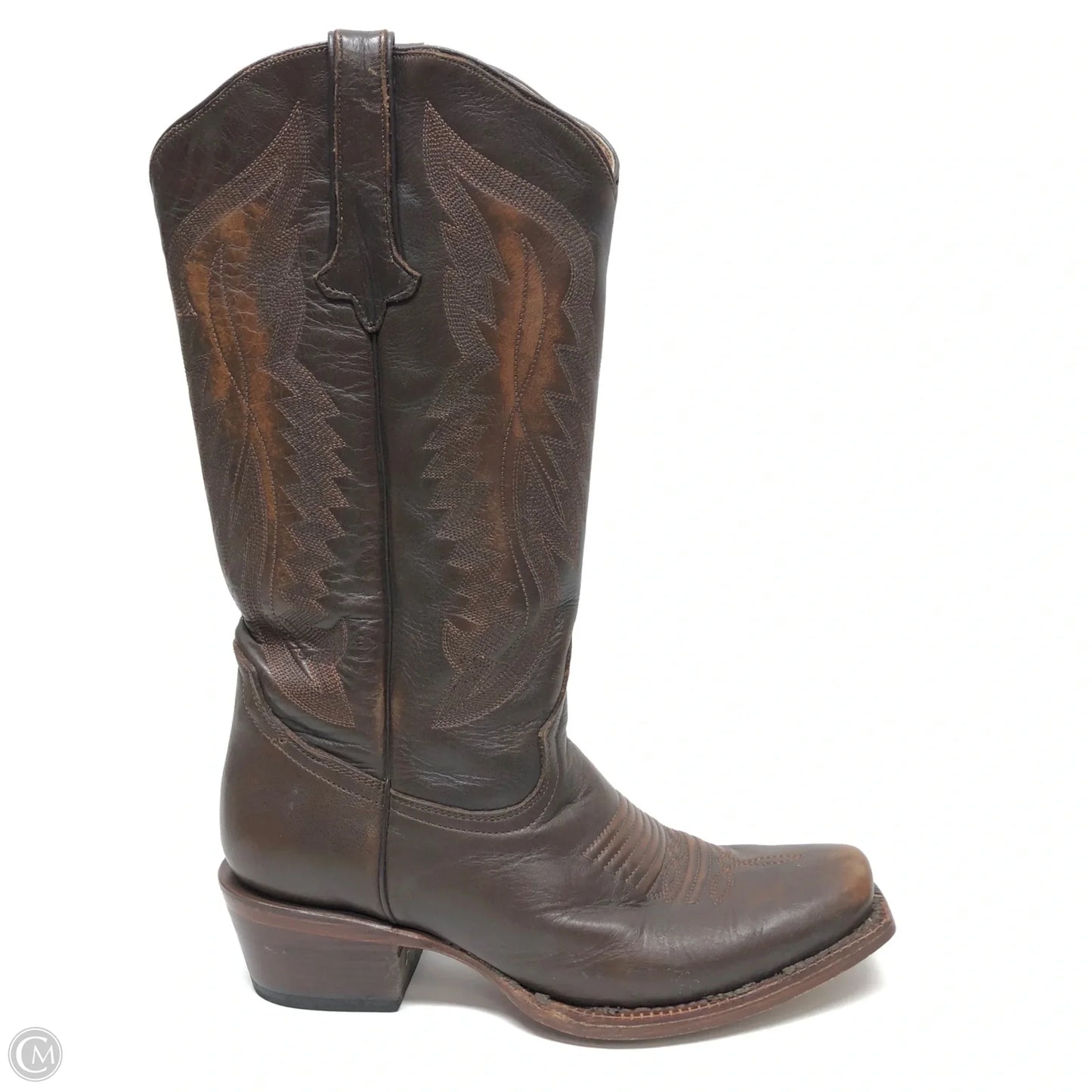Boots Western By Clothes Mentor In Brown, Size: 8