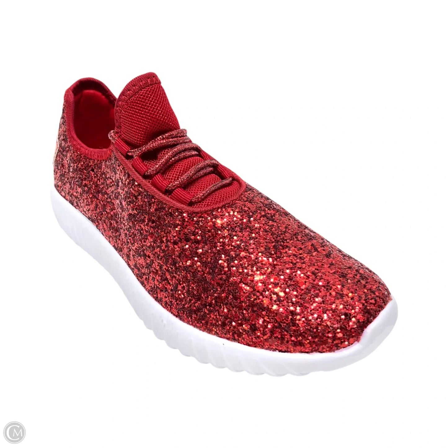 Shoes Sneakers By Forever In Red, Size: 7