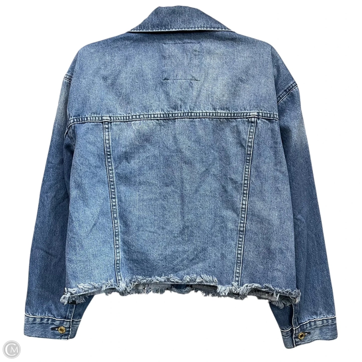 Jacket Denim By Michael By Michael Kors In Blue, Size: L