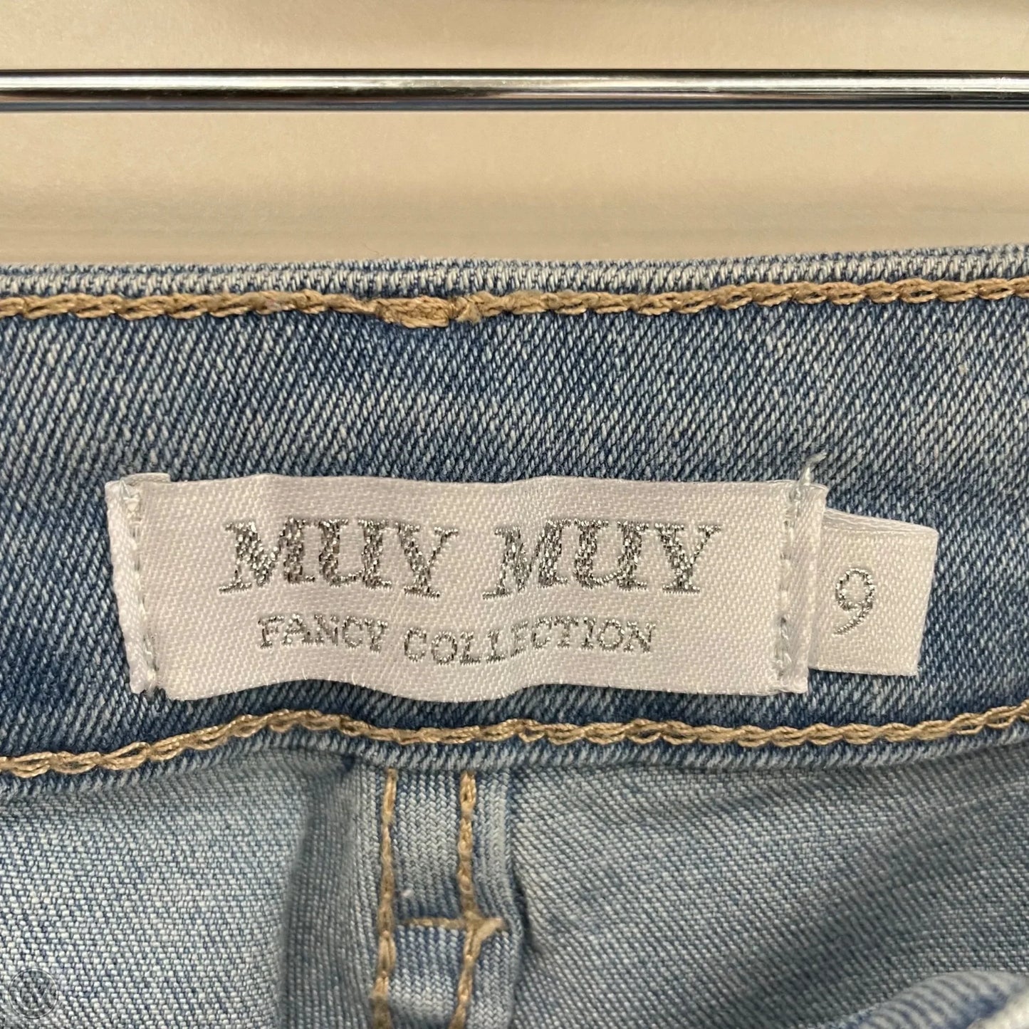 Jeans Straight By Clothes Mentor In Blue Denim, Size: L