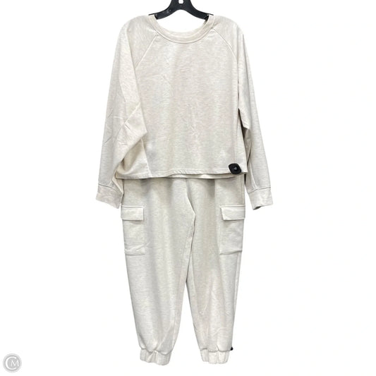 Lounge Set Pants By Express In Beige, Size: L