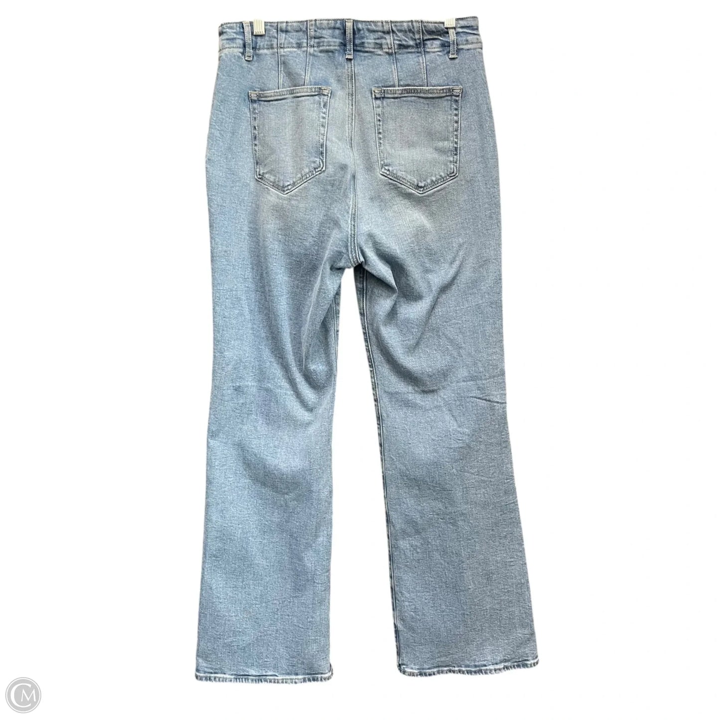 Jeans Boot Cut By Loft In Blue Denim, Size: 4