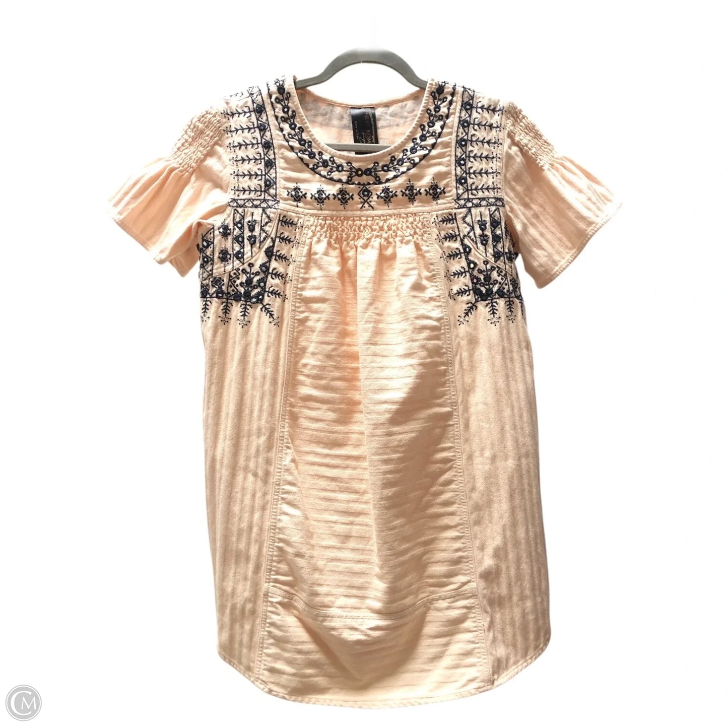 Top Short Sleeve By Free People In Coral, Size: S