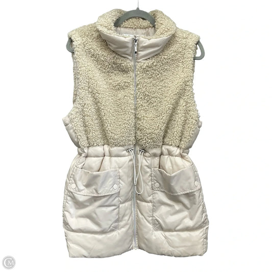Vest Puffer & Quilted By Tribal In Beige, Size: M