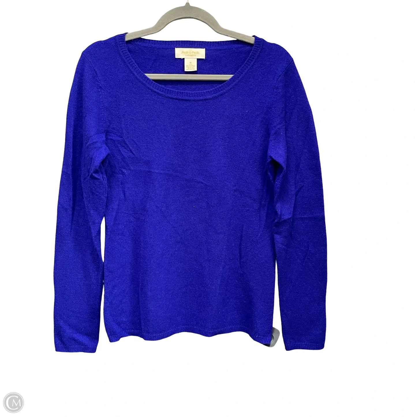 Sweater Cashmere By Peck And Peck In Blue, Size: M