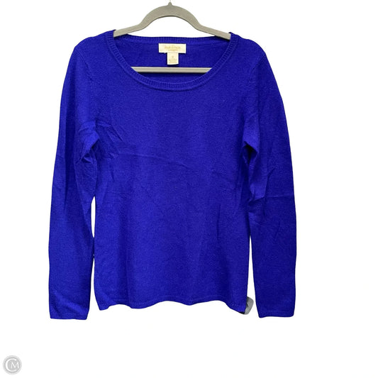 Sweater Cashmere By Peck And Peck In Blue, Size: M