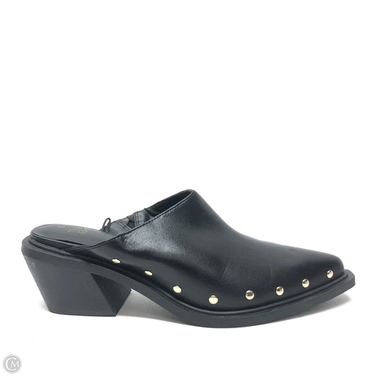 Shoes Heels Block By Time And Tru In Black, Size: 10