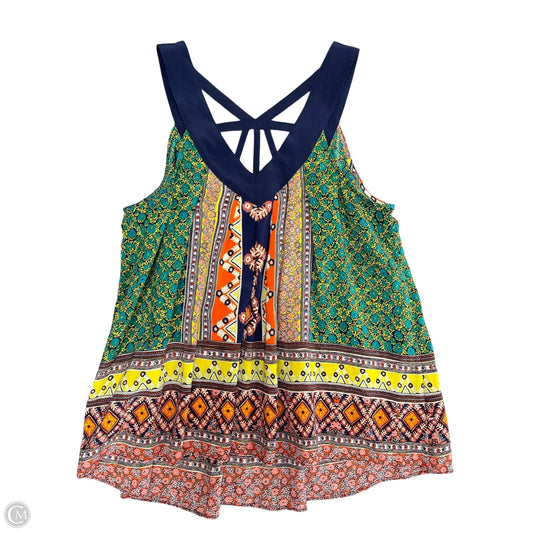 Top Sleeveless By Maeve In Multi-colored, Size: S