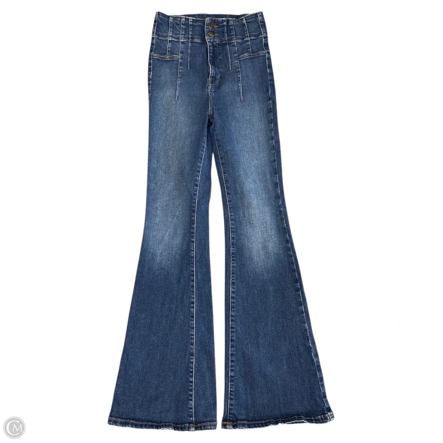Jeans Flared By We The Free In Blue Denim, Size: M