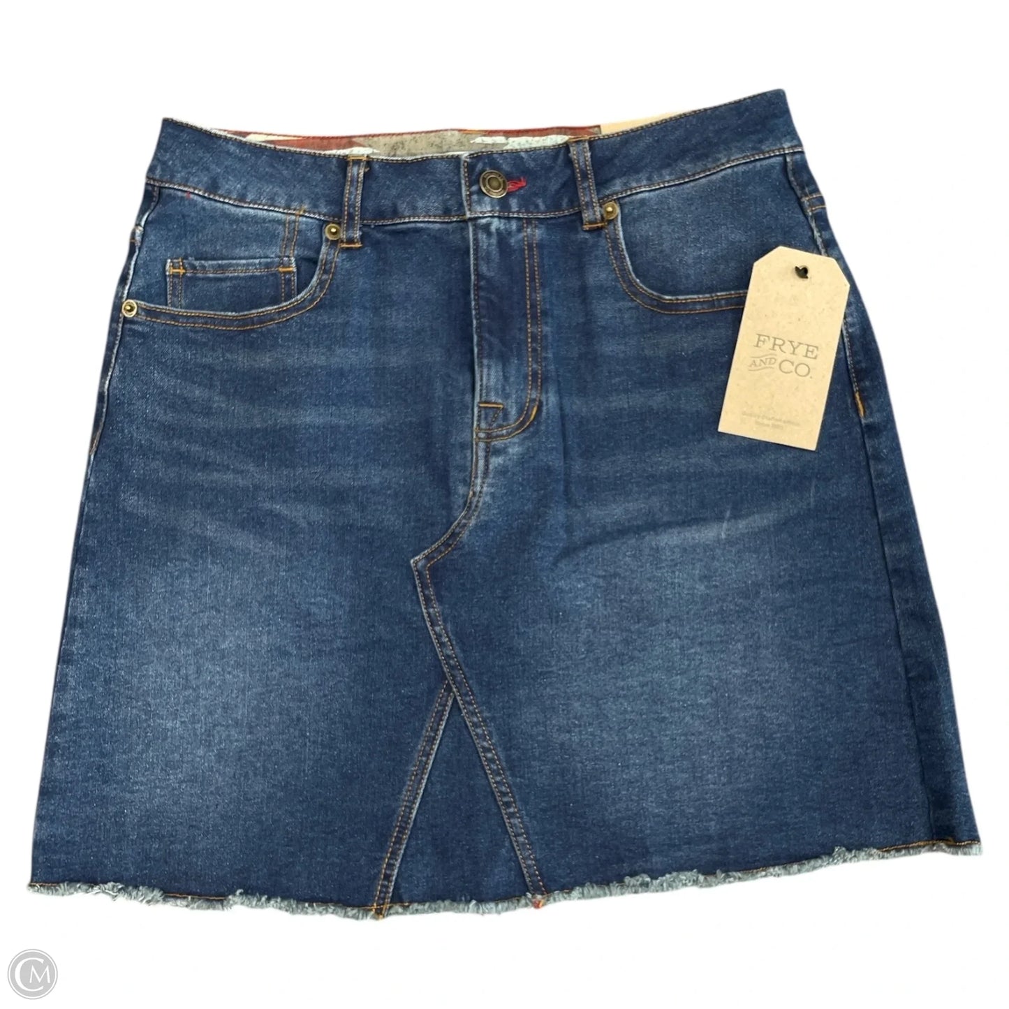 Skirt Mini & Short By Frye And Co In Blue Denim, Size: 6
