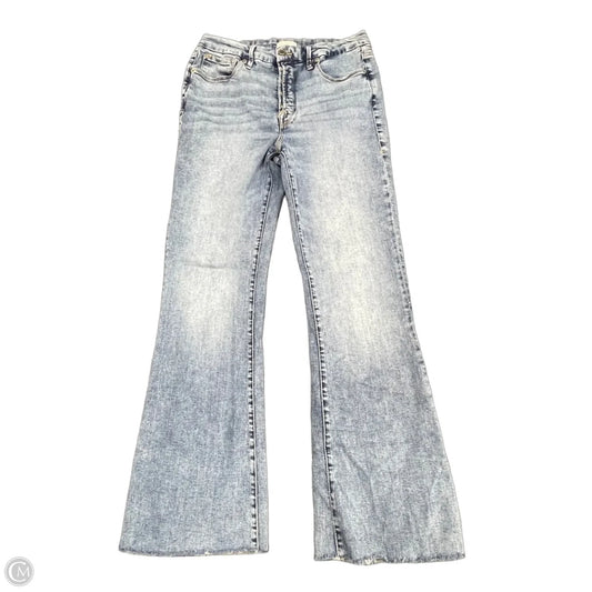 Jeans Boot Cut By Good American In Blue Denim, Size: 12