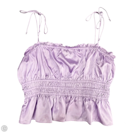 Top Sleeveless By Cotton Candy In Purple, Size: L