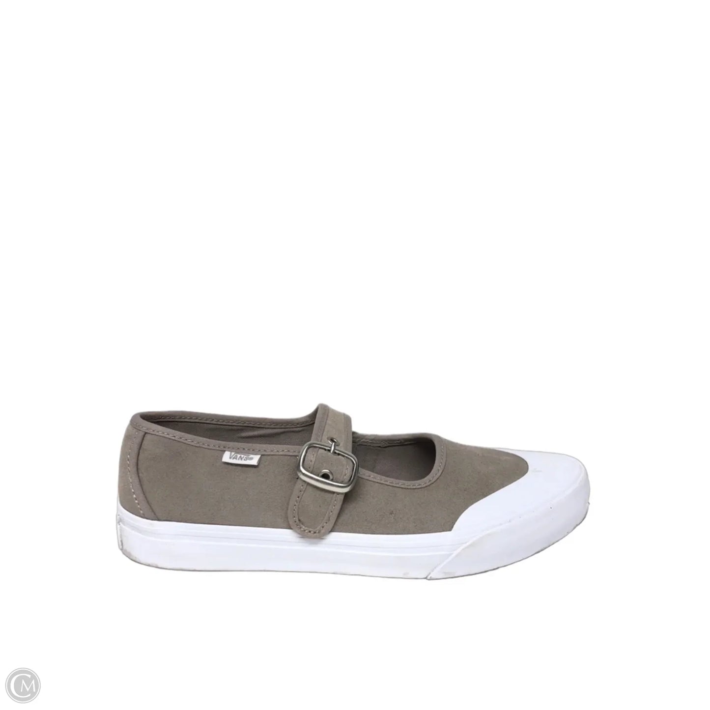 Shoes Flats By Vans In Taupe, Size: 9.5