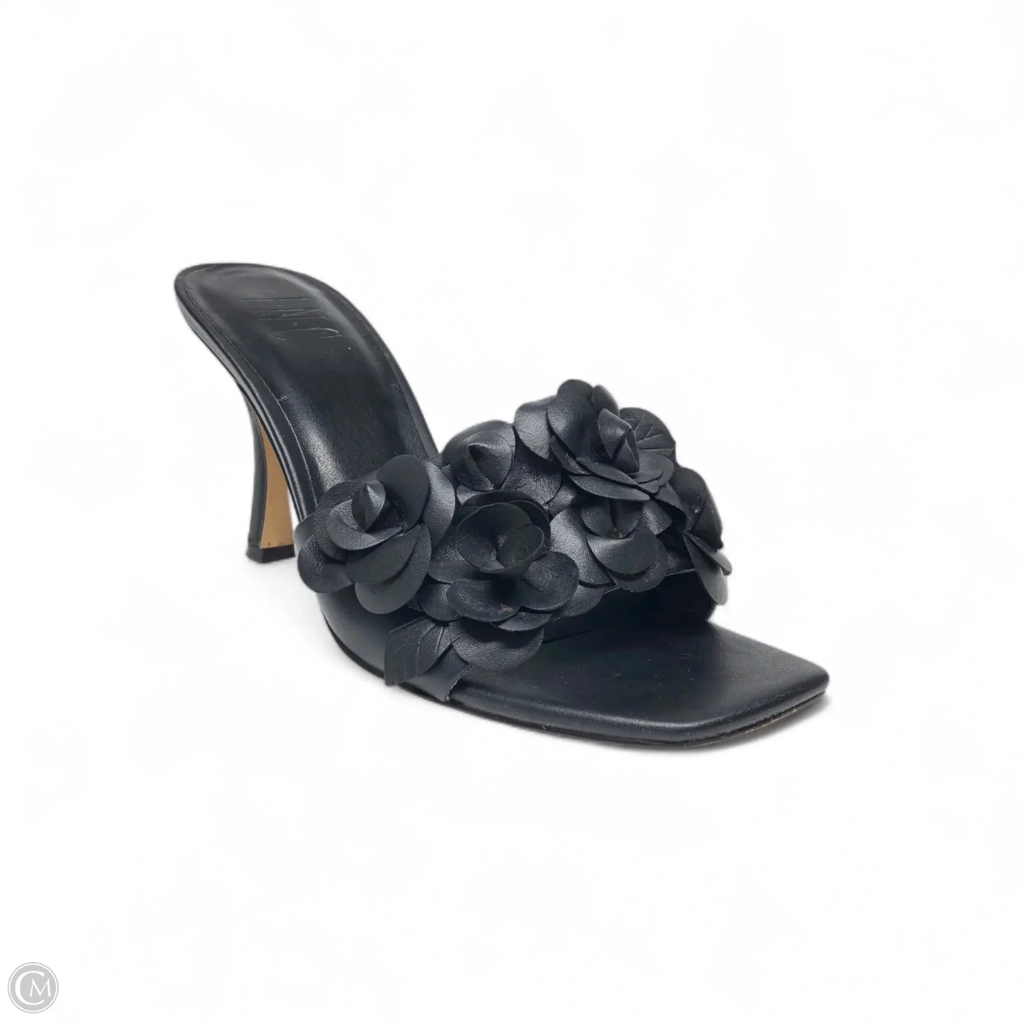 Sandals Heels Stiletto By International Concepts In Black, Size: 7.5