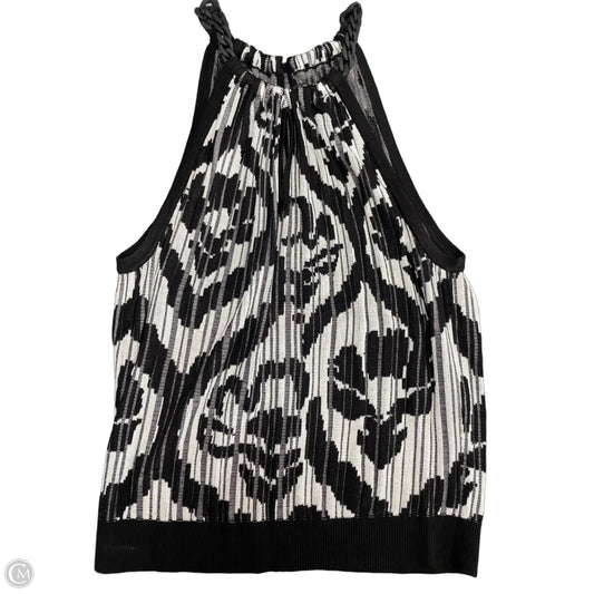Top Sleeveless By White House Black Market In Black & White, Size: L