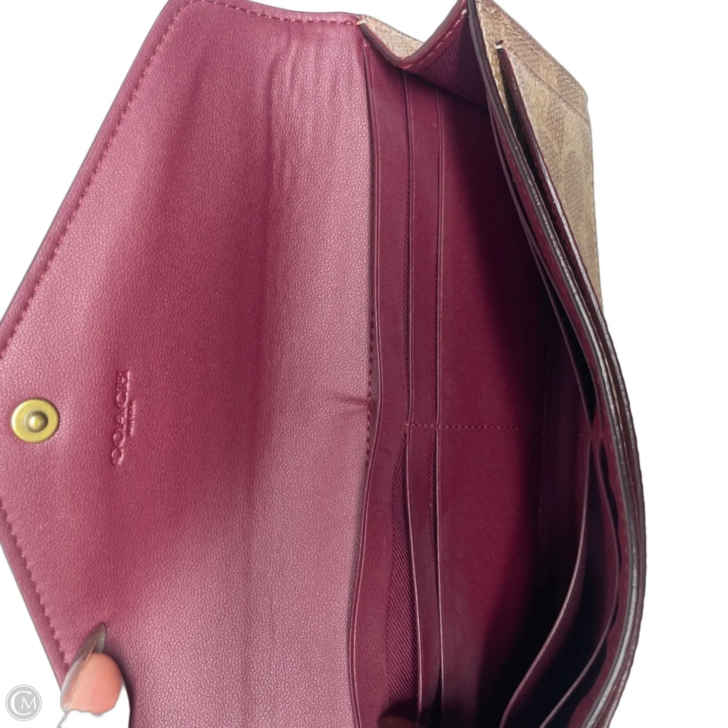 Wallet Designer By Coach, Size: Large